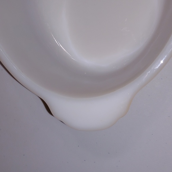 Vintage Fire King Anchor Hocking 467 Oval Casserole w/lid Copper Peach 11 - 2 qt - Picture 6 of 13